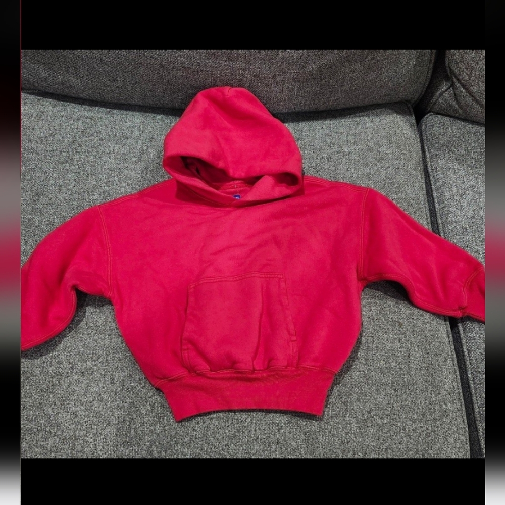 Yeezy Gap Kids Red Perfect Hoodie by Kanye West Size XS